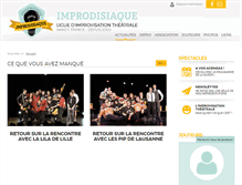 Tablet Screenshot of improdisiaque.com